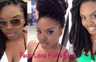 4 SIMPLE Faux Locs, Box Braids & Twists Hairstyles