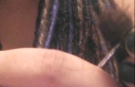 Blunting the ends of your dreadlocks.