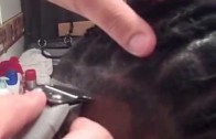 how to edge up dreads and razor edge.