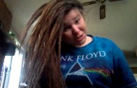 Playing with my dreads~