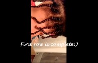 Starting my dreads (Locs) with two strand twist