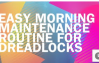 HealthyLocs:  My Daily Dreadlock Maintenance Routine