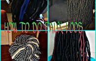How to do easy faux locs tutorial