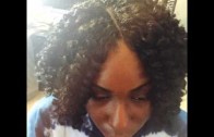 Marley crochet with 3way parting