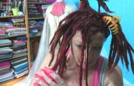 Copy of Coloring my Dreads, with better lighting….
