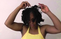 Paper curled Style for Natural Hair and Locs