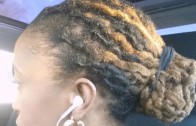 Loc Hairstyle…My Bun with Twisted Roots