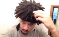 Free form dreads with head band