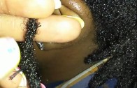sewing the dreads back with thread it relocks itse